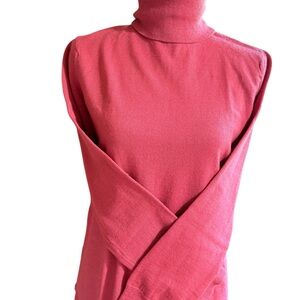 Nordstrom Bold Pink Cowl Neck Sweater